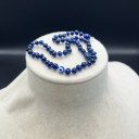 Mavi Nazar Boncuklu Kehribar Bebek Kolyesi - Hakiki Baltık Damla Kehribar Takı (ipek-532)